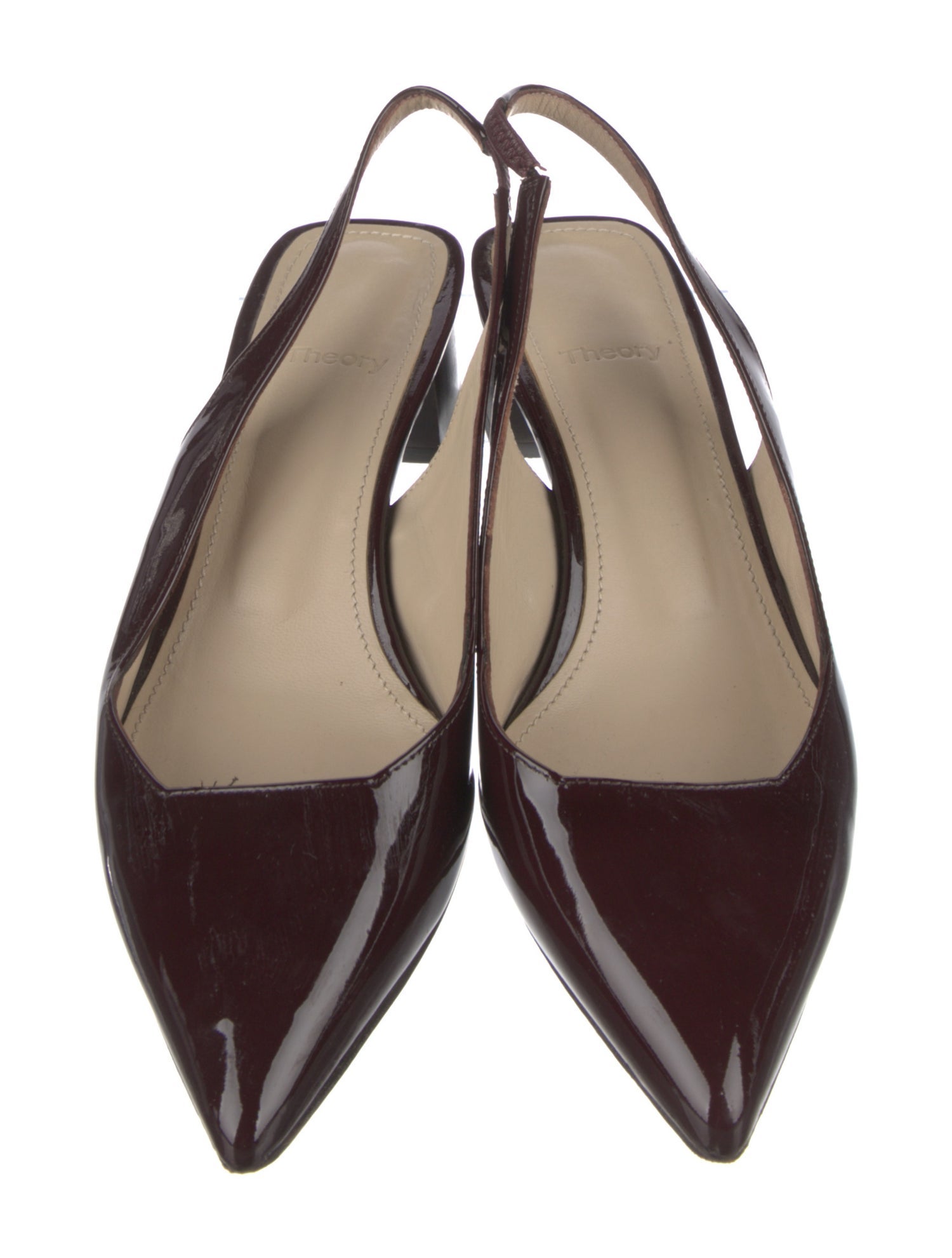 Theory Suede Slingback Pumps